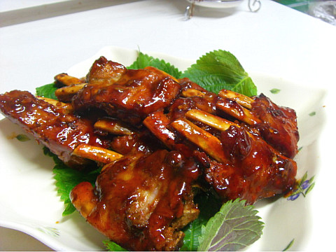 패밀리 레스토랑 부럽지 않은 맛 바베큐 폭립
