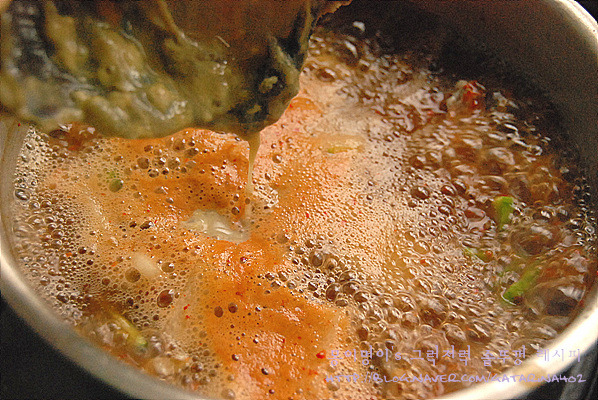 제철에 안먹으면 서운해요~/꽃게 된장찌개~