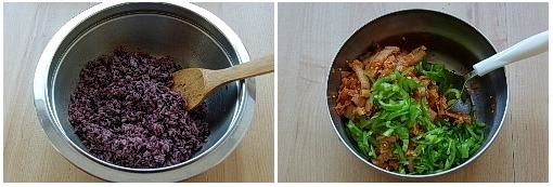 흑미김치김밥~~ 요리천사 레시피