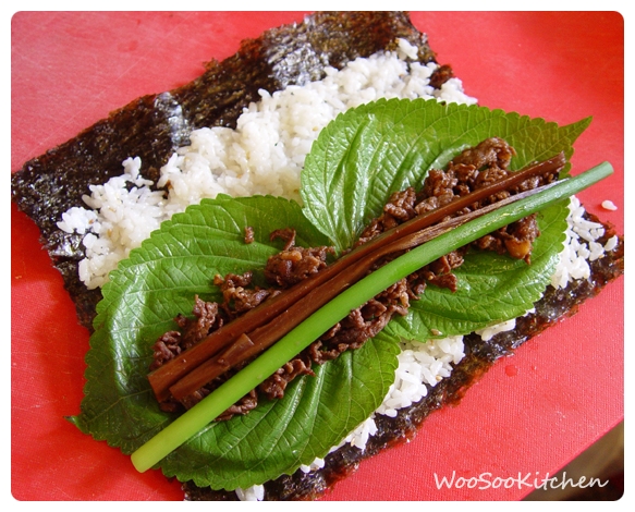 오색김밥 이미지