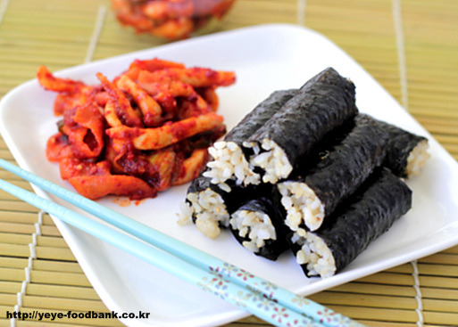 충무김밥 이미지